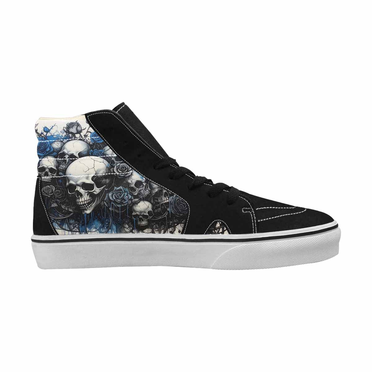 MEN'S Skull Roses High Top Canvas Aesthetic Shoes