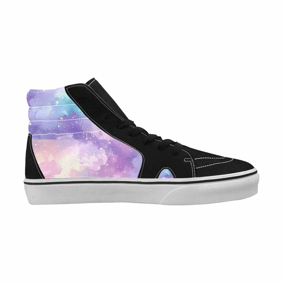 WOMEN'S Galaxy Art - High Top Canvas Aesthetic Custom Shoes