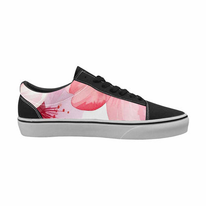 WOMEN'S Japanese Cherry Blossom Canvas Lace-Up Cottagecore Custom Sneakers