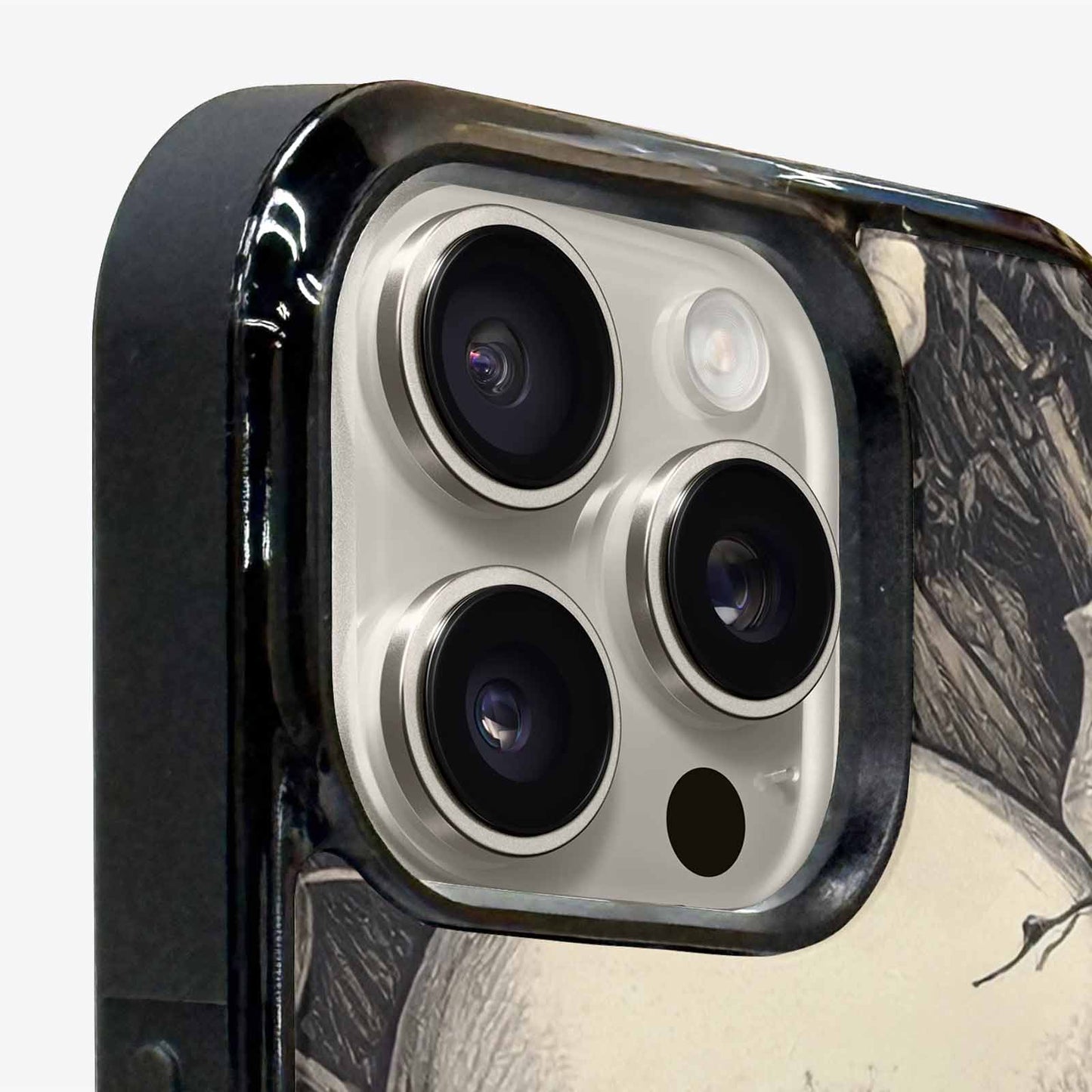 iPhone 16 Pro Max Case — 20 Skulls Overlapping Seamless Tileable Pattern, Custom Printed Phone Case