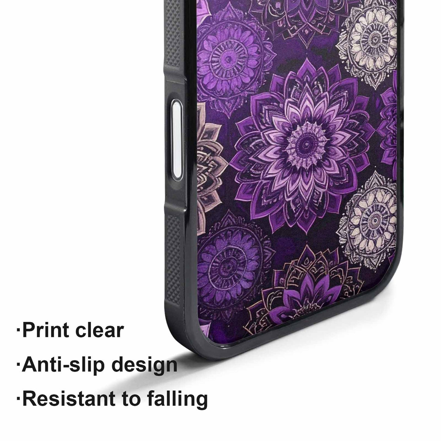 iPhone 17 Pro Max Case — Small Mandala Pattern, Randomly Floral, Unique Phone Case Design