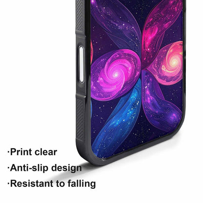 iPhone 17 Pro Case — Rose Galaxy Art Seamless Pattern Galaxy, Original Design Phone Case