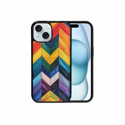 iPhone 15 Case — Progress Pride Flag Color Theme Small, Custom Made Phone Cover