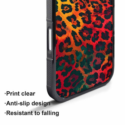 iPhone 17 Air Case — Leopard Print Dark Seamless Pattern Animal, Original Design Phone Case