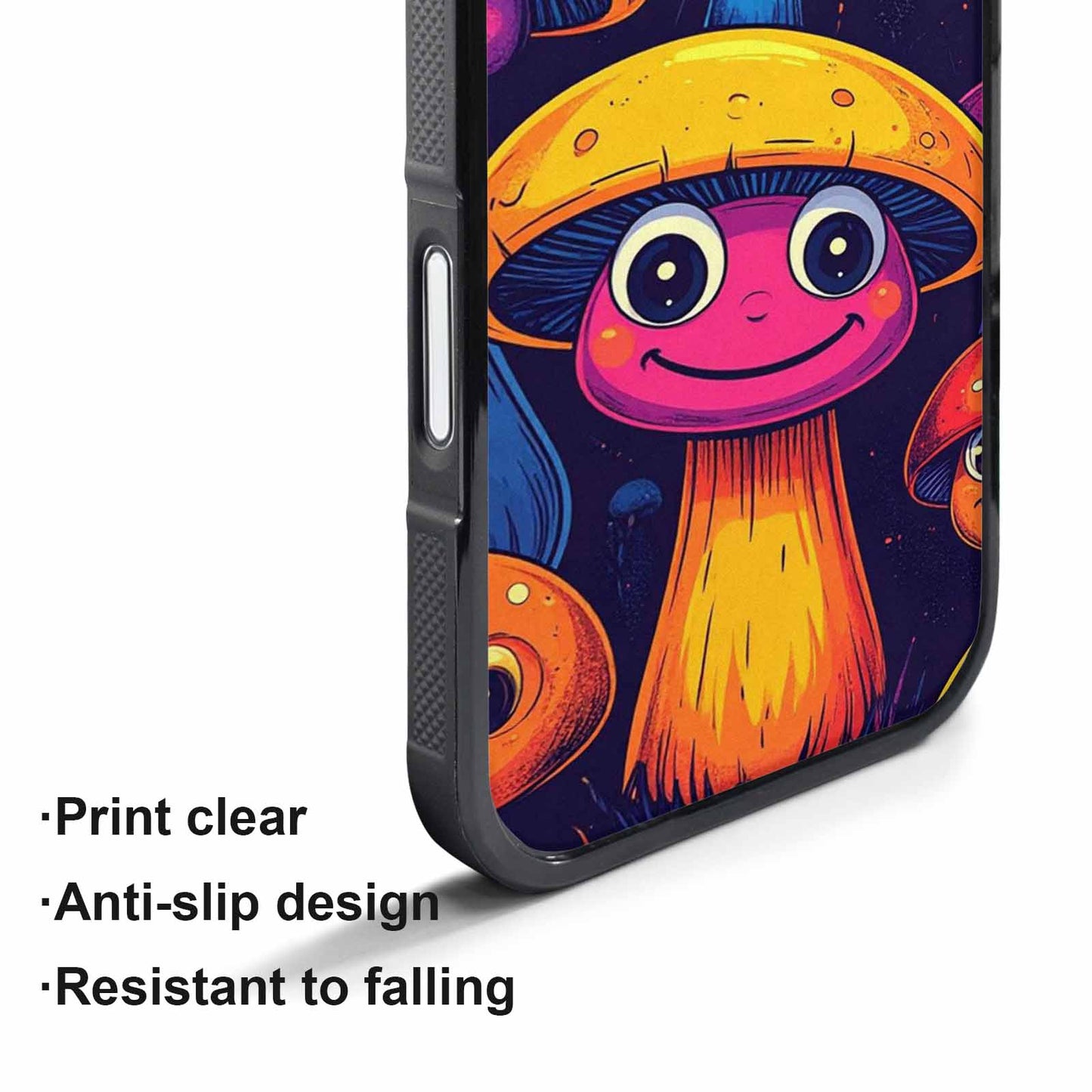 iPhone 17 Pro Case — Retro Mushroom Cartoon Art Pattern Retro, Original Design Phone Case