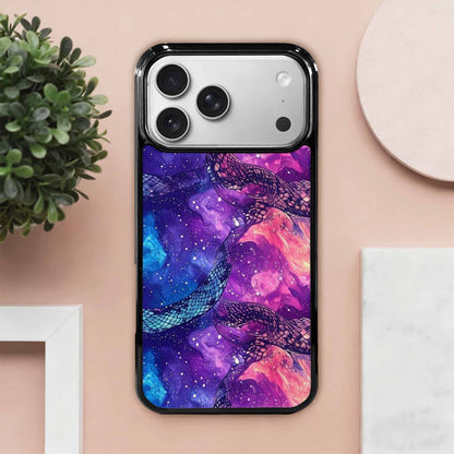 iPhone 17 Pro Max Case — Snake Print Galaxy Seamless Animal Print, Unique Phone Case Design