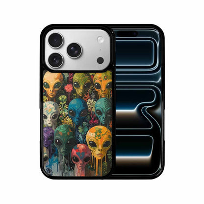 iPhone 17 Pro Case — Aliens Pattern Hundreds Of Sma Alien, Custom Print Case Cover