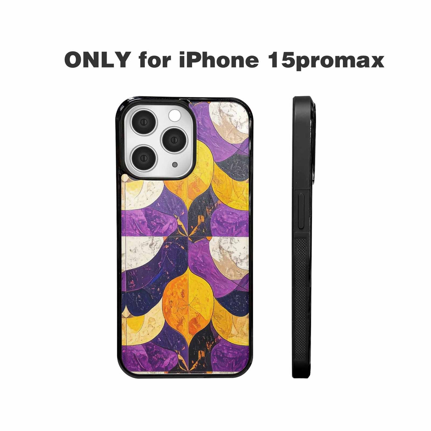 iPhone 15 Pro Max Case — Nonbinary Flag Color Theme Small Rainbow, Unique Phone Case Design