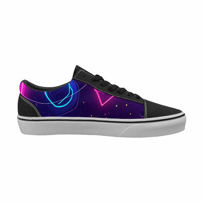 WOMEN'S 80s Retro Motif 80s Lace-Up Canvas Dreamcore Shoes