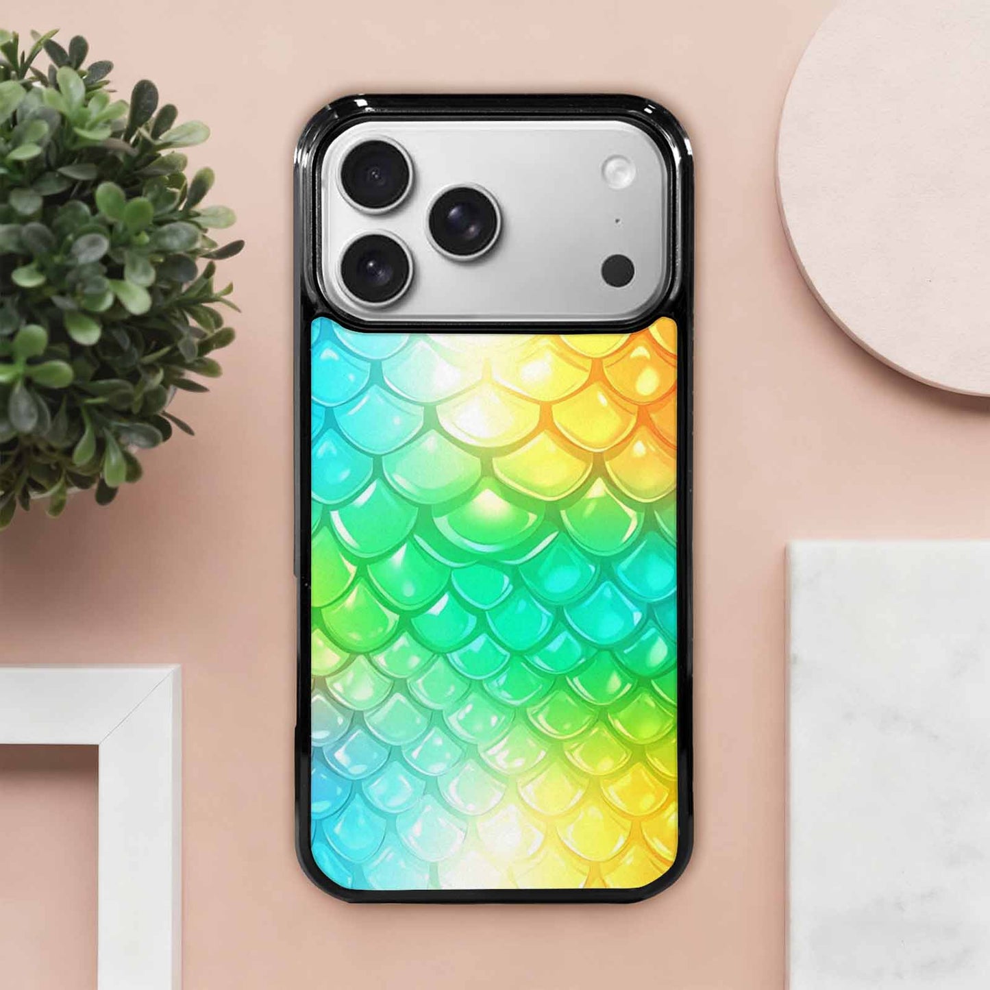 iPhone 17 Pro Max Case — Snake Print Dark Seamless Animal Print, Custom Made Phone Cover