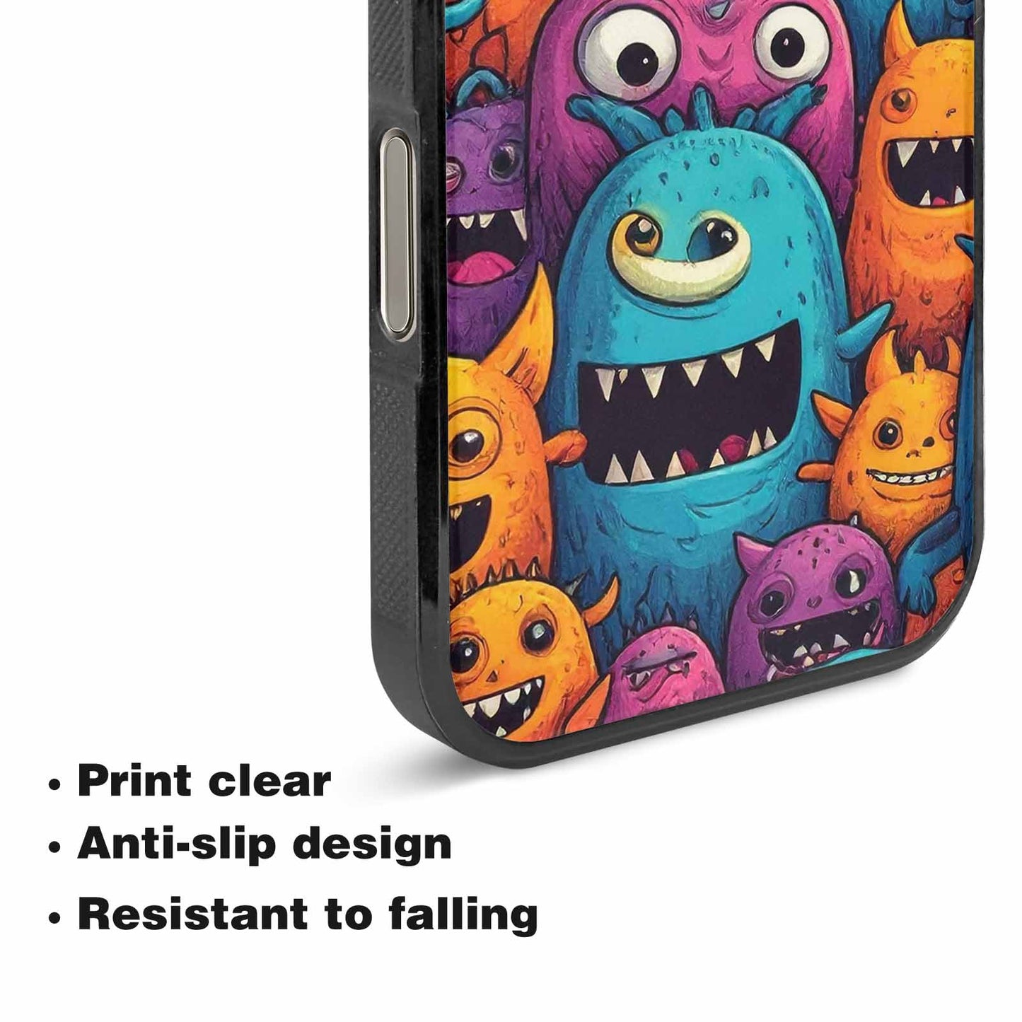 iPhone 16 Pro Max Case — Monsters General Cartoon Monst, Unique Phone Case Design