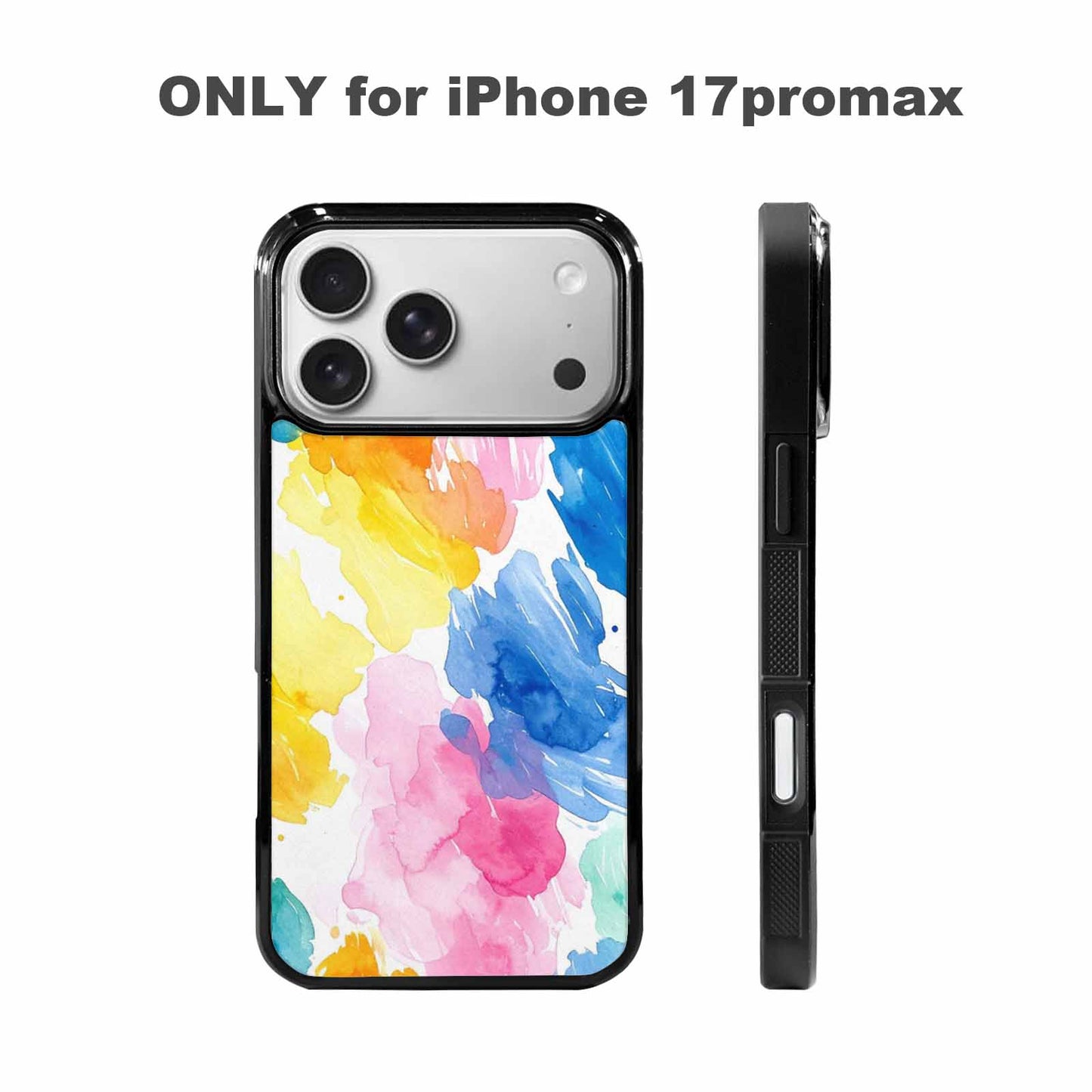 iPhone 17 Pro Max Case — Trans Strong Watercolor Seamless Watercolor Abstract, Custom Made Phone Cover