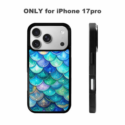 iPhone 17 Pro Case — Mermaid Scale Original Art, Custom Designed Case Cover