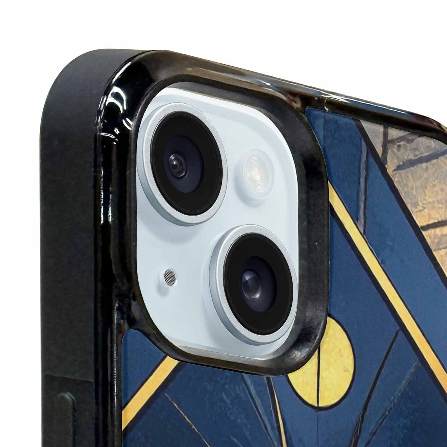 iPhone 15 Plus Case — Art Deco Illustration Pattern, Customized Protective Case
