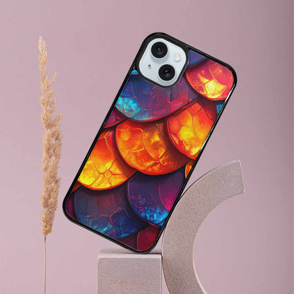 iPhone 15 Plus Case — Snake Print Dark Seamless Pattern Vibrant, Personalized Phone Case