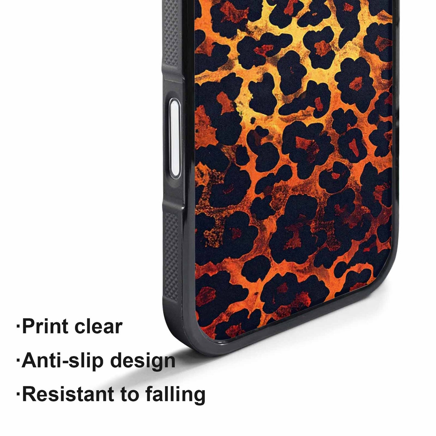iPhone 17 Air Case — Leopard Print Dark Seamless Pattern Animal, Customized Protective Case