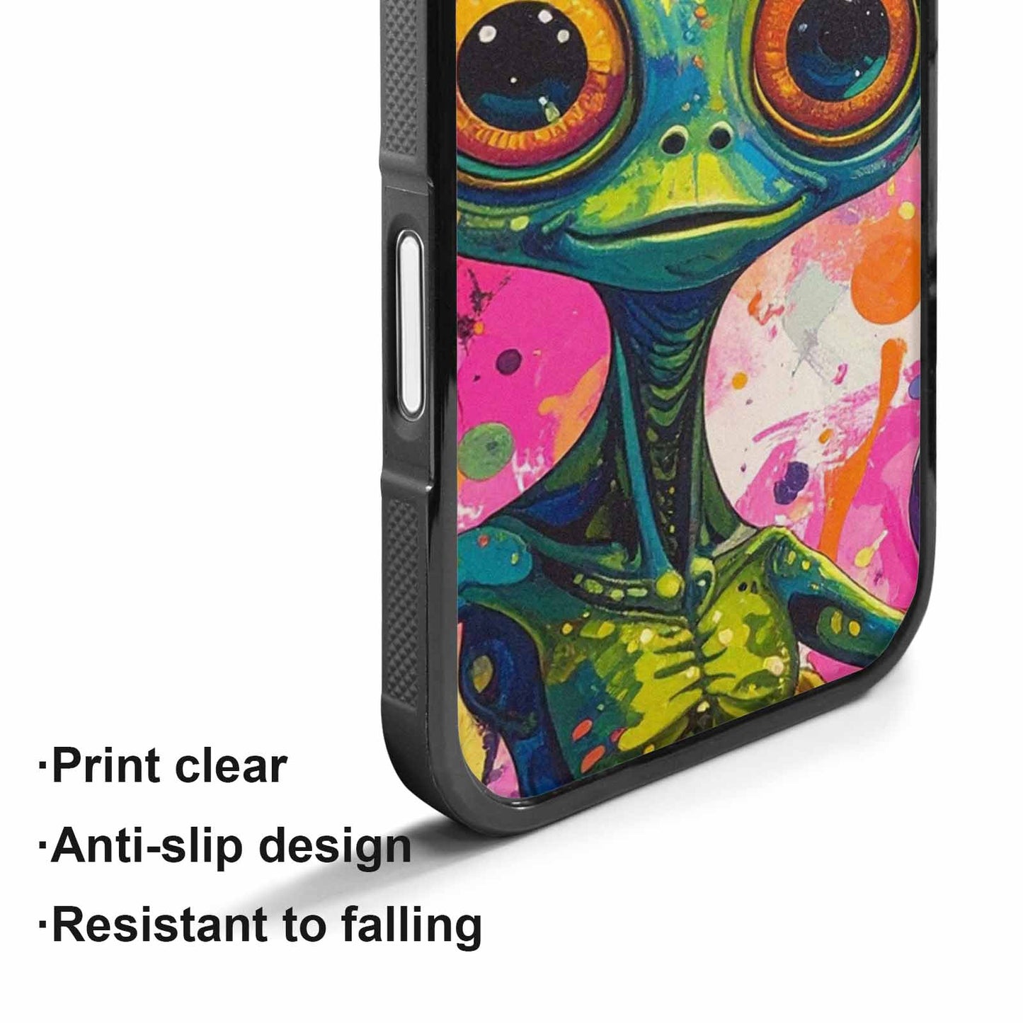 iPhone 17 Case — Seamless Tileable Pattern Of Alien Scifi, Original Design Phone Case