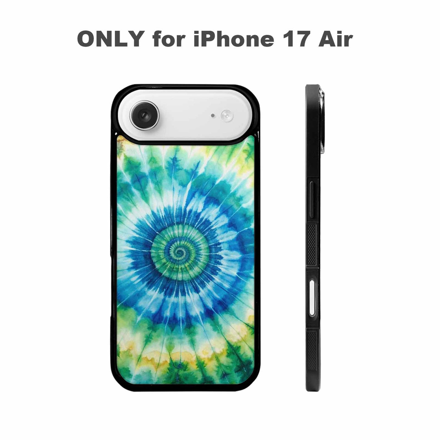 iPhone 17 Air Case — Small Tie Dye Swirl Pattern Tie, Custom Print Case Cover