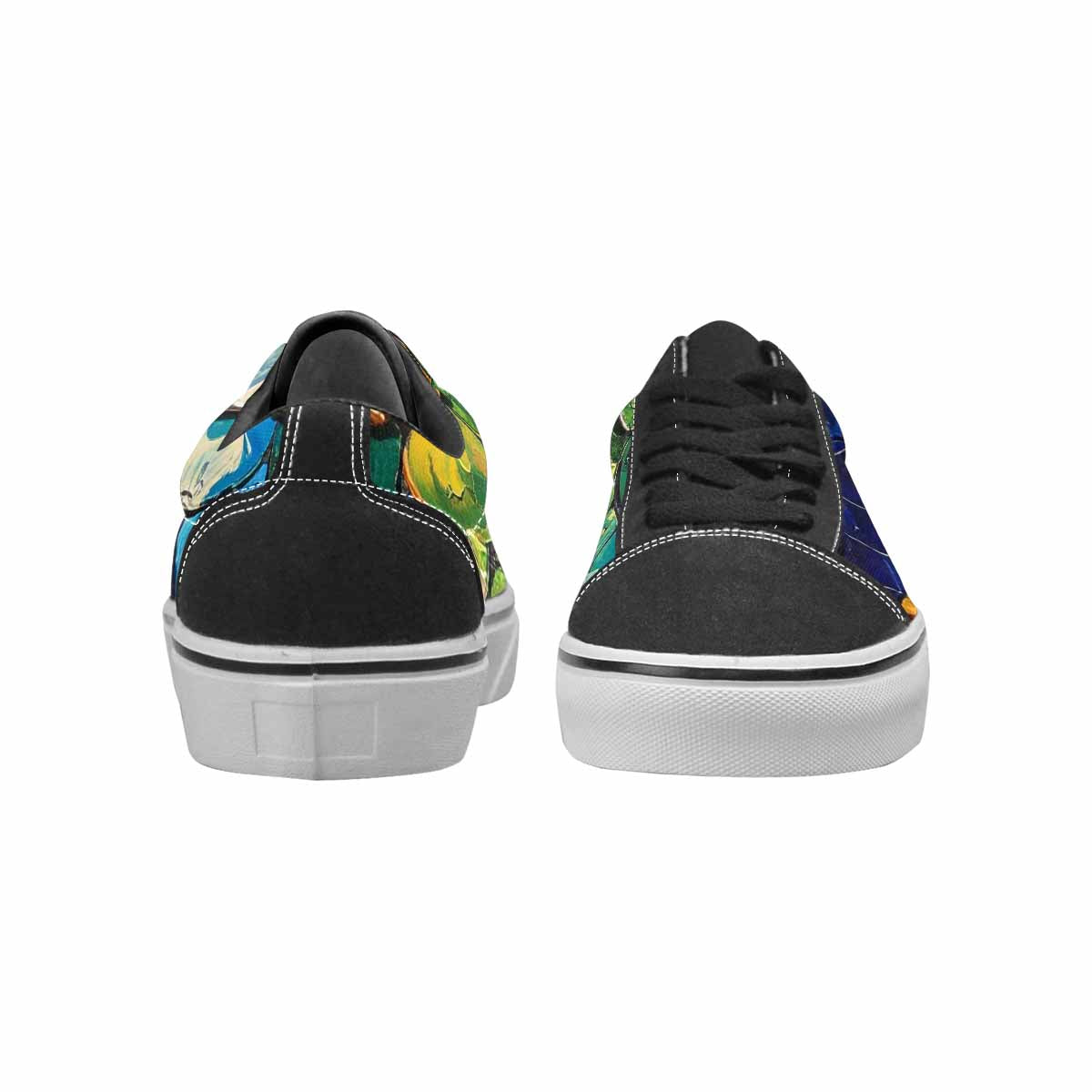 WOMEN'S Reptile Scale Lace-Up Canvas Dreamlike Custom Shoes