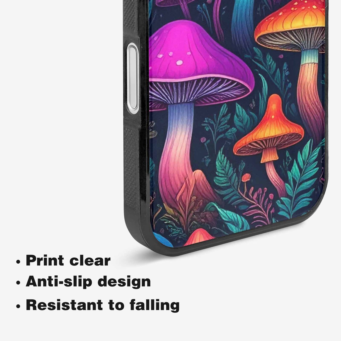iPhone 16 Plus Case — Psychedelic Mushroom Custom Personalized Phone Cover, Custom Designed Case Cover