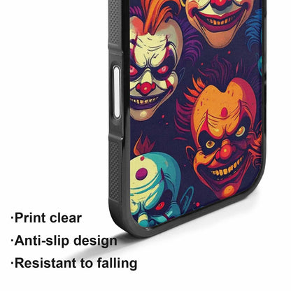 iPhone 17 Case — Evil Clowns Heads Faces Cartoon Cute, Custom Art Phone Cover