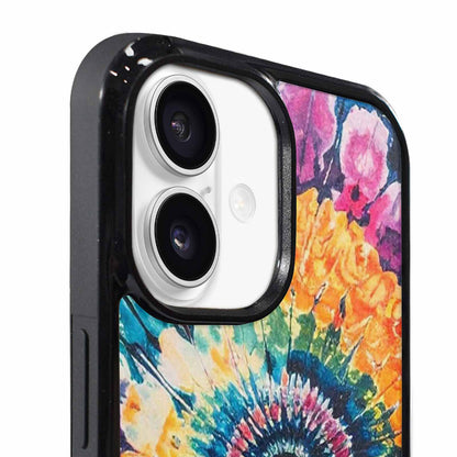 iPhone 17 Case — Black &amp; Blue Ink Tie Dye, Original Design Phone Case