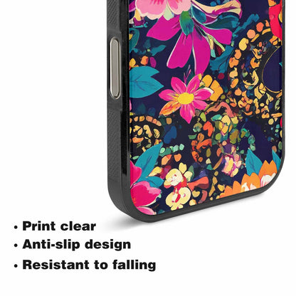 iPhone 16 Pro Max Case — Snakes Print Floral Seamless Pattern Vibrant, Custom Printed Phone Case