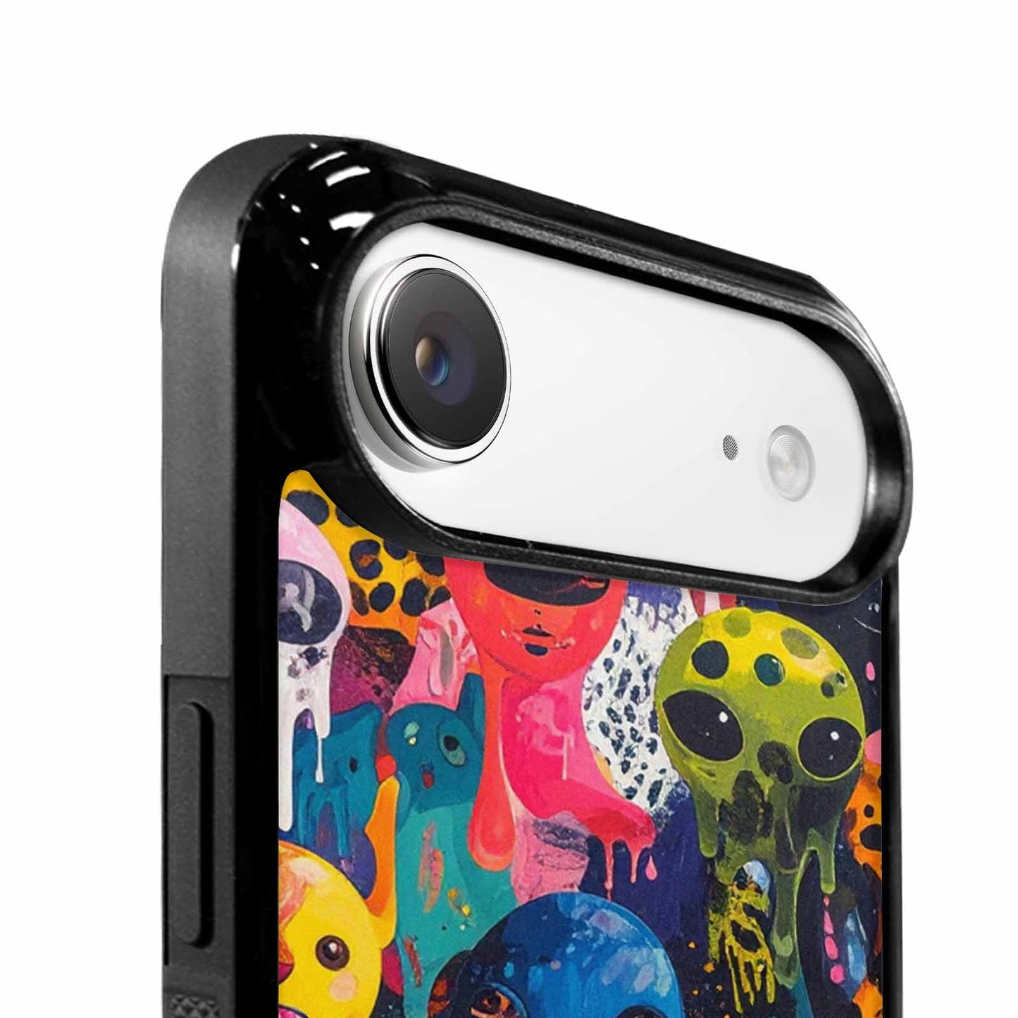 iPhone 17 Air Case — Melting Aliens Pattern Hundreds Of Alien, Custom Art Phone Cover
