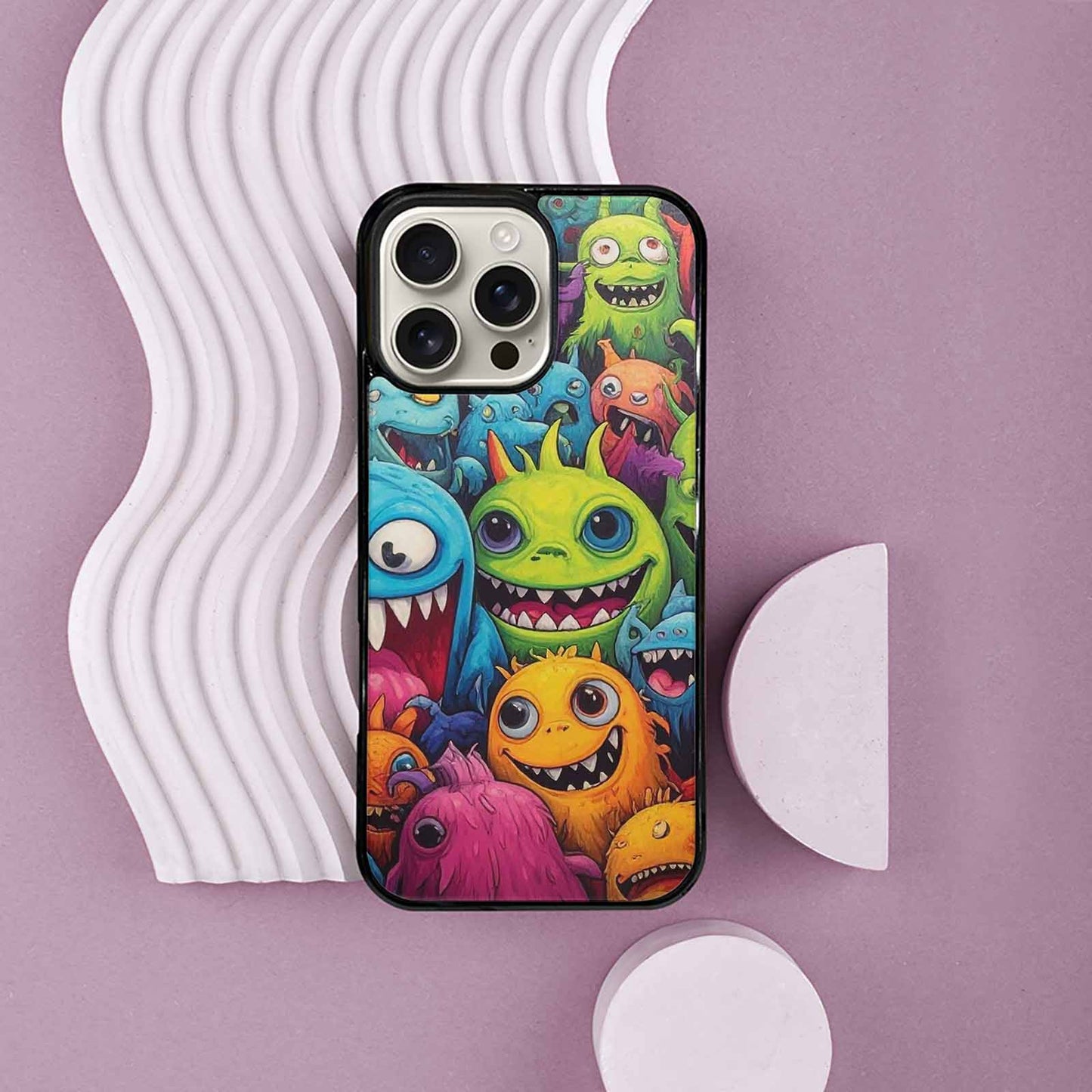 iPhone 16 Pro Max Case — Monsters General Cartoon Monst 0p8, Custom Printed Phone Case