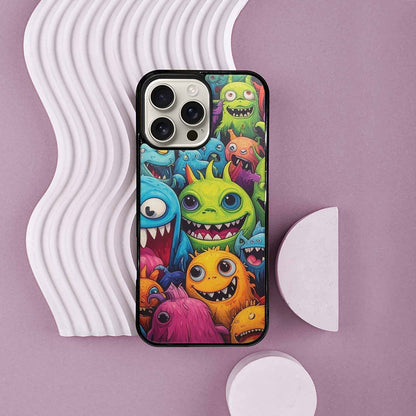 iPhone 16 Pro Max Case — Monsters General Cartoon Monst 0p8, Custom Printed Phone Case
