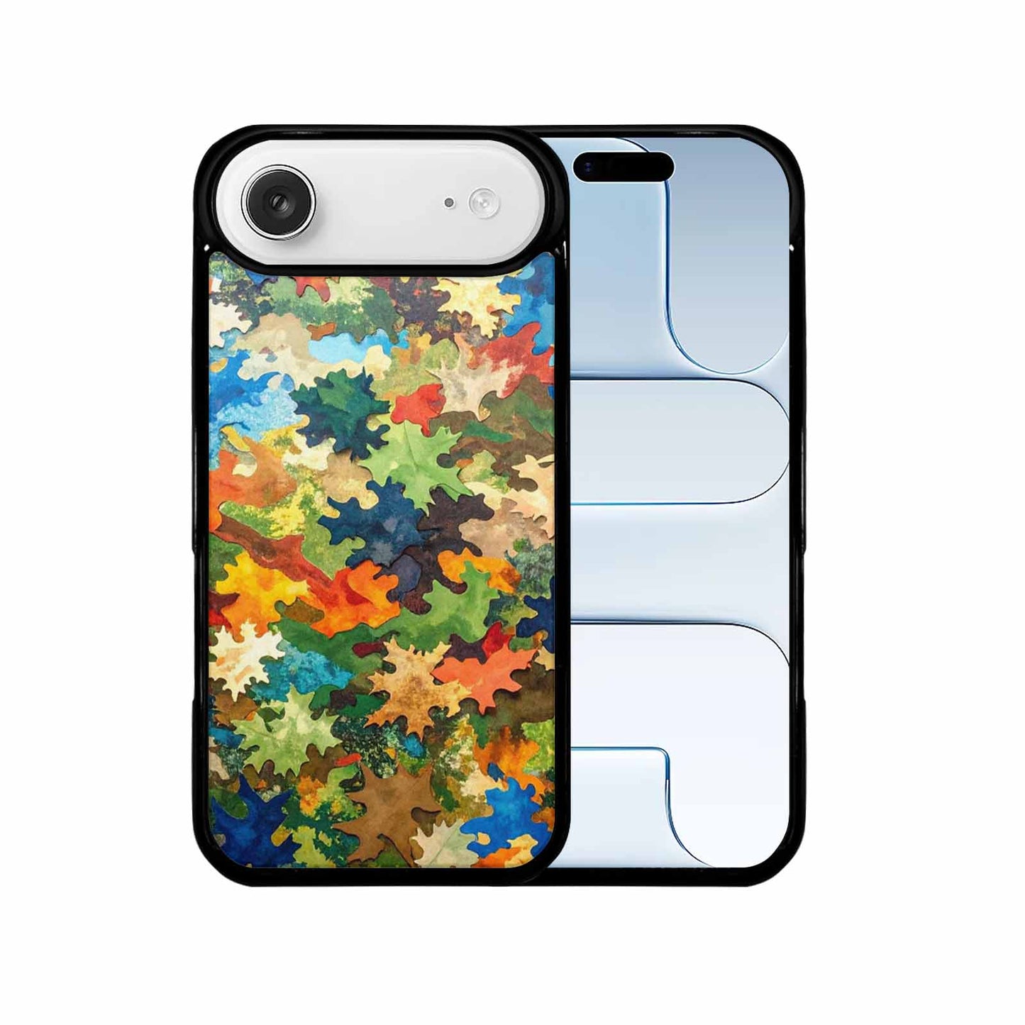 iPhone 17 Air Case — Camo Patches Full Color Vibrant Camo, Customized Protective Case