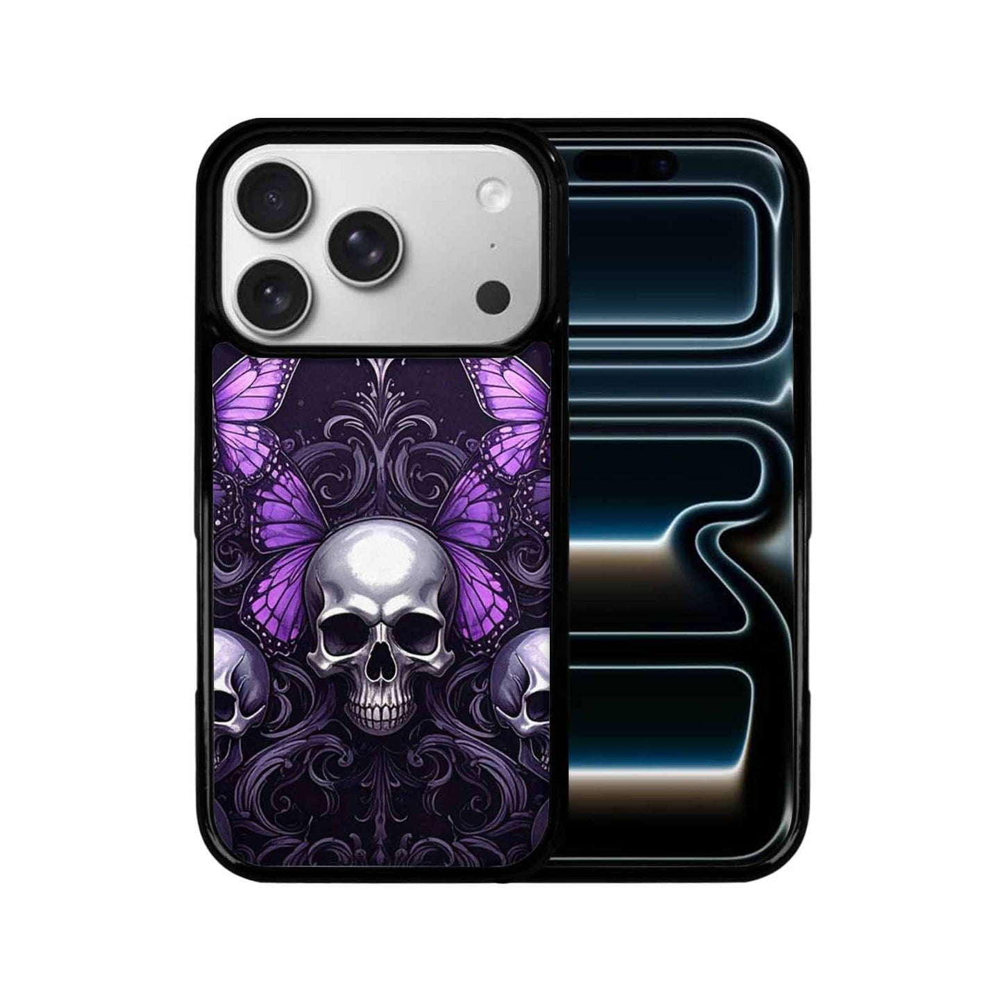 iPhone 17 Pro Case — Skull Dark Art Gothic Print Gothic, Custom Print Case Cover