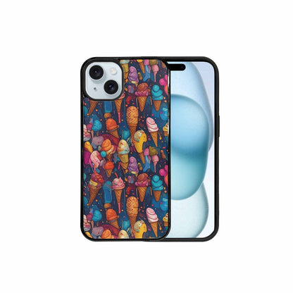 iPhone 15 Plus Case — Ice Cream Motif Ice Cream Motifs, Personalized Phone Case