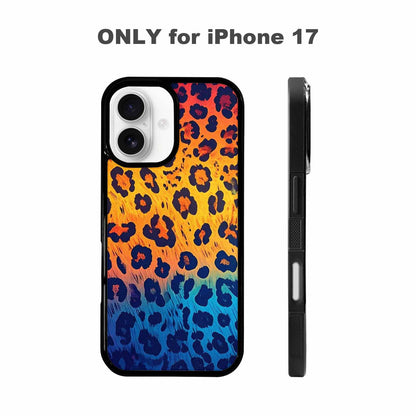 iPhone 17 Case — Leopard Print Gradient Style Animal Print, Custom Designed Case Cover