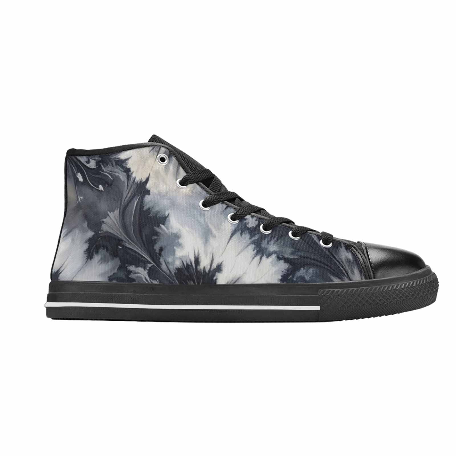 WOMEN'S Tie Dye - High Top Canvas Surreal Custom Sneakers