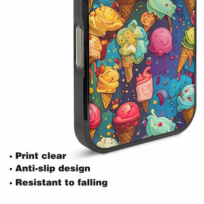 iPhone 16 Pro Case — Ice Cream Motif Ice Cream Motifs, Original Design Phone Case