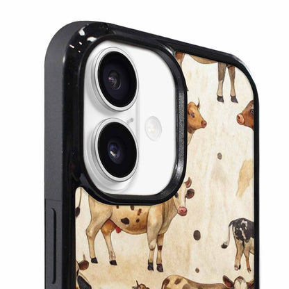iPhone 17 Case — Small Cow Animal Print Animal Print, Original Design Phone Case