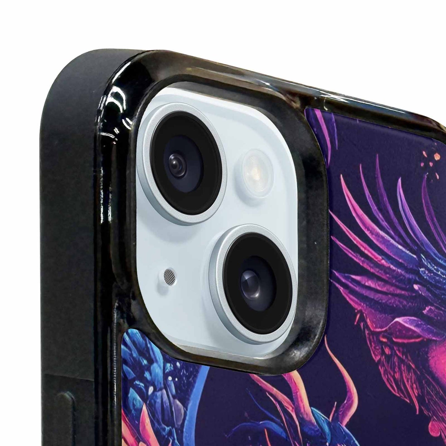 iPhone 15 Case — Galactic Animal Burst, Custom Designed Case Cover