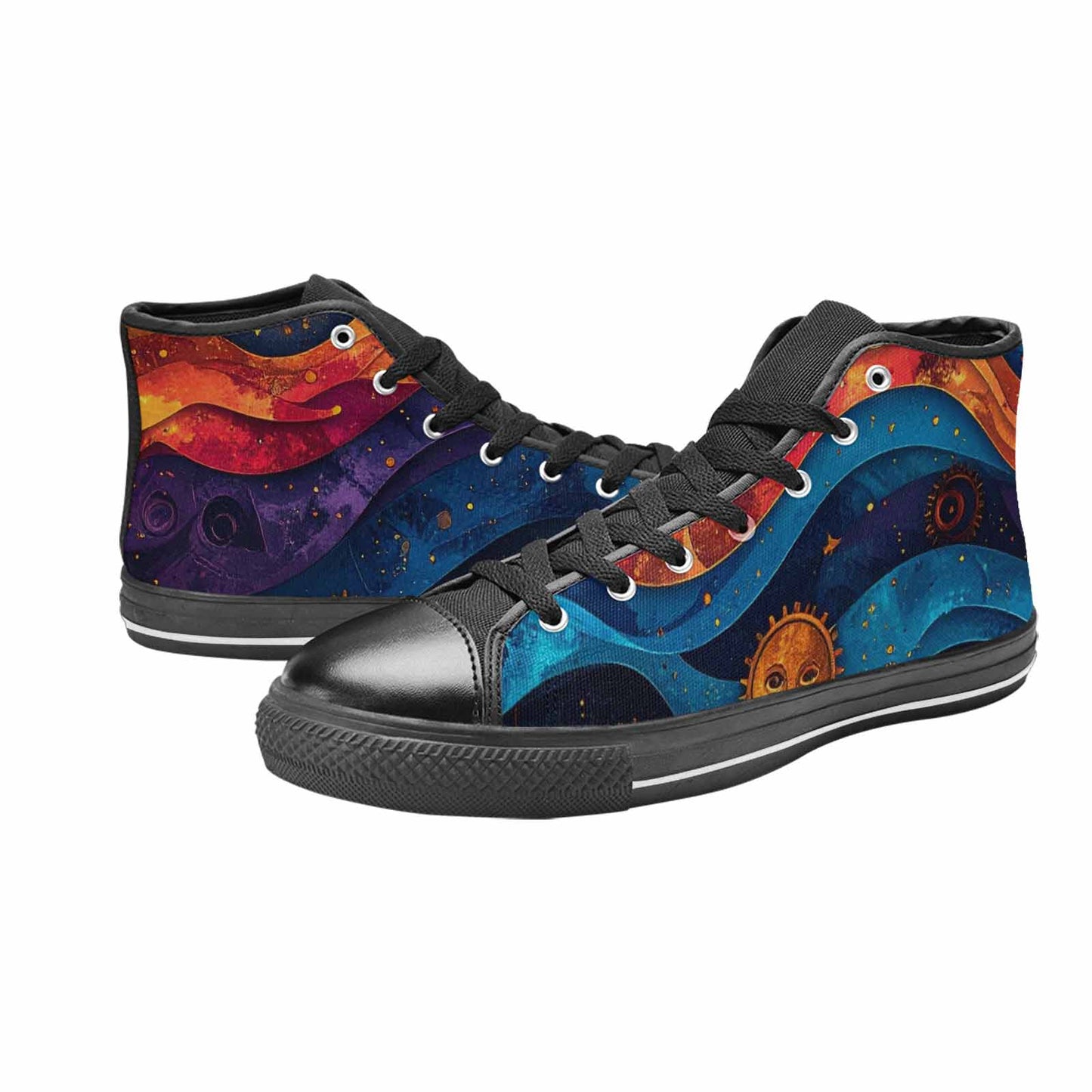 MEN'S Steampunk Galaxy High Top Canvas Grunge Shoes