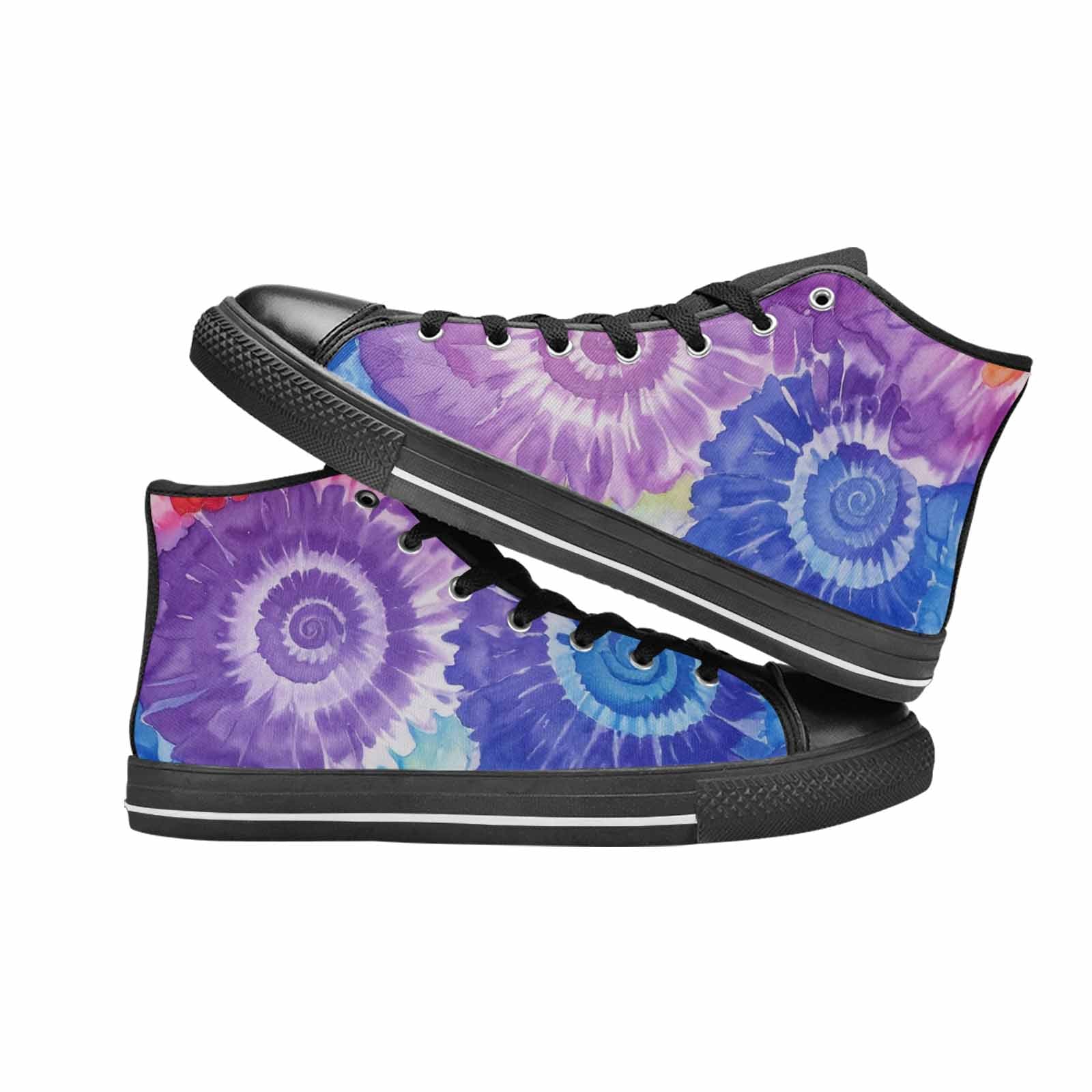 MEN'S Tie Dye Swirl High Top Canvas Dreamcore Shoes
