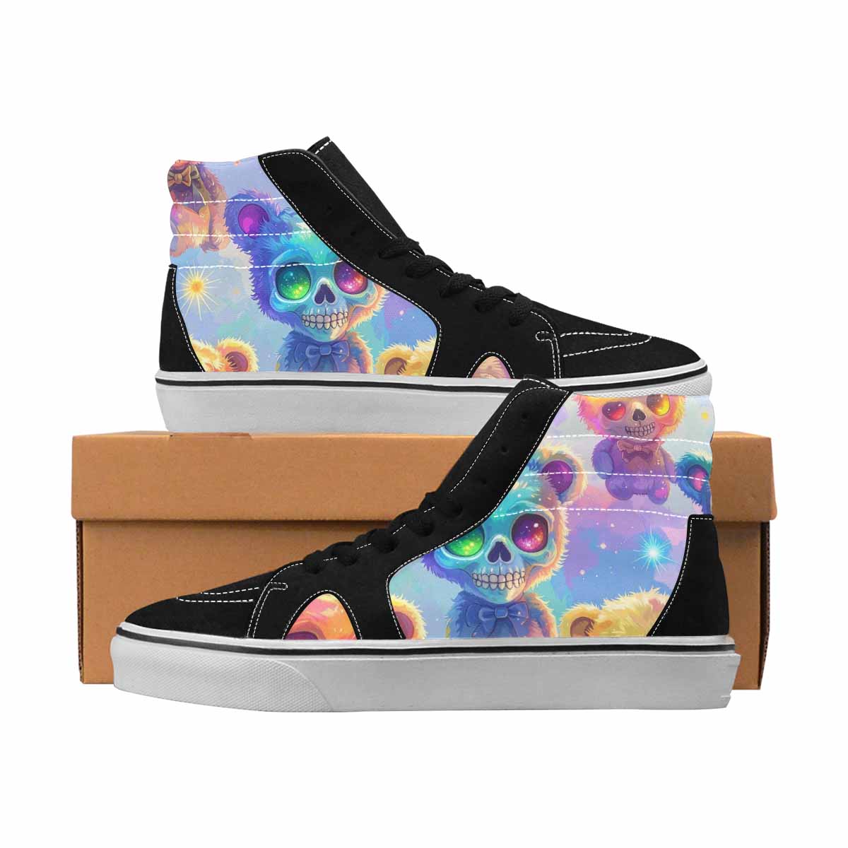 MEN'S Skulls High Top Canvas Statement Dreamcore Sneakers
