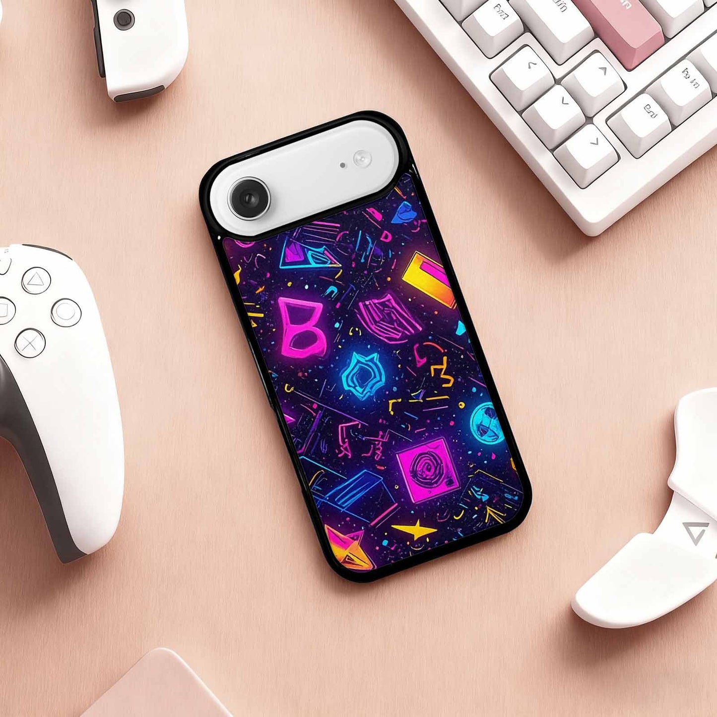 iPhone 17 Air Case — Retro Motif Retro Motifs Qzm Retro, Custom Print Case Cover