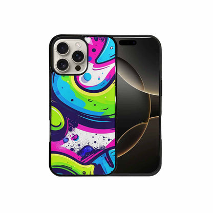 iPhone 16 Pro Max Case — Acid Wash Cartoon, Custom Art Phone Cover