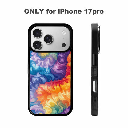 iPhone 17 Pro Case — Tie Dye Swirls Tie Dye Tie, Customized Protective Case