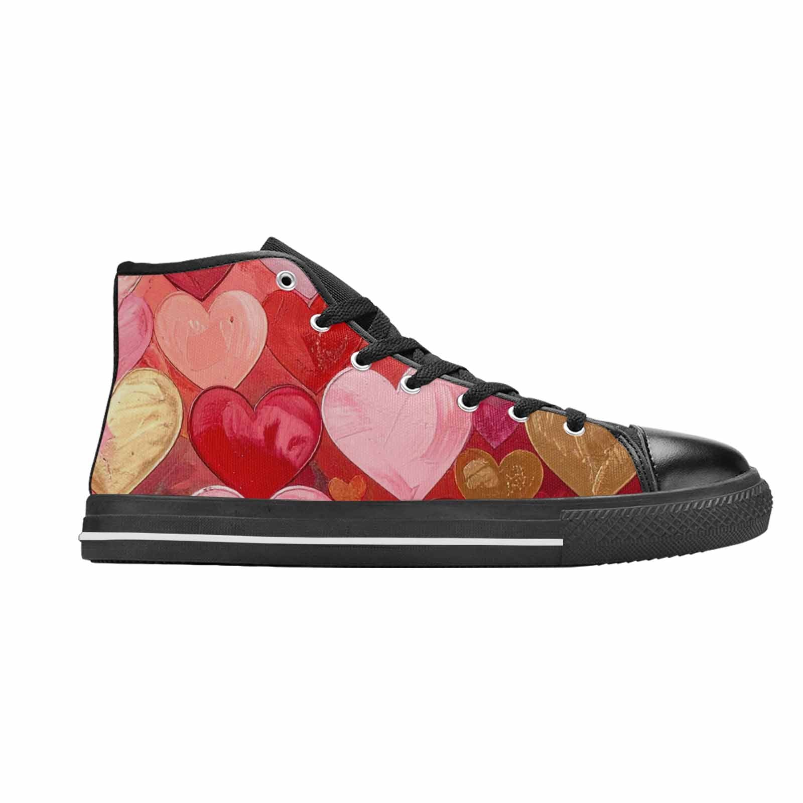 WOMEN'S No Words Or High Top Canvas Cottagecore Custom Sneakers