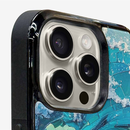 iPhone 16 Pro Max Case — Wave Crest Splash Wave Crest Splash, Unique Phone Case Design