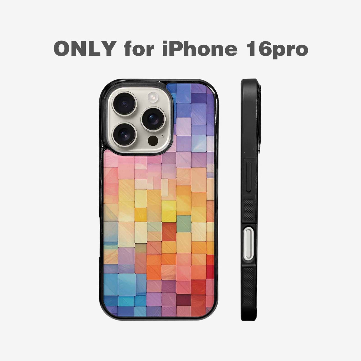 iPhone 16 Pro Case — Color Gradient Fade Pattern Hundreds Of, Unique Phone Case Design