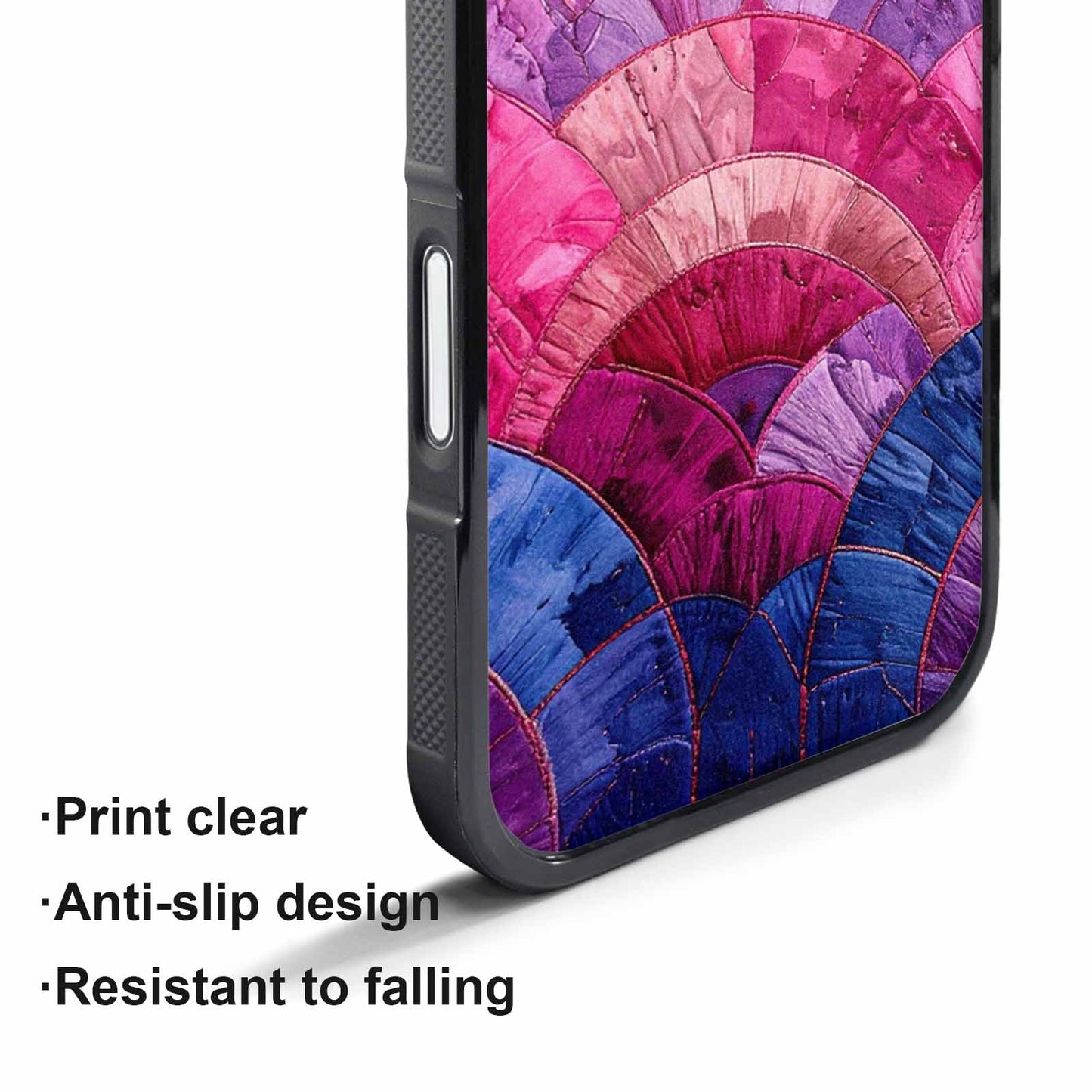 iPhone 17 Air Case — Vivid Camo Bisexual Pride Camo, Custom Art Phone Cover