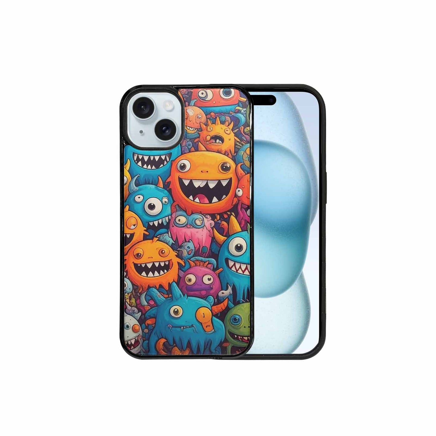 iPhone 15 Plus Case — Monsters General Cartoon Monst D4o, Custom Art Phone Cover