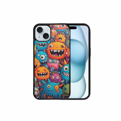 iPhone 15 Plus Case — Monsters General Cartoon Monst D4o, Custom Art Phone Cover
